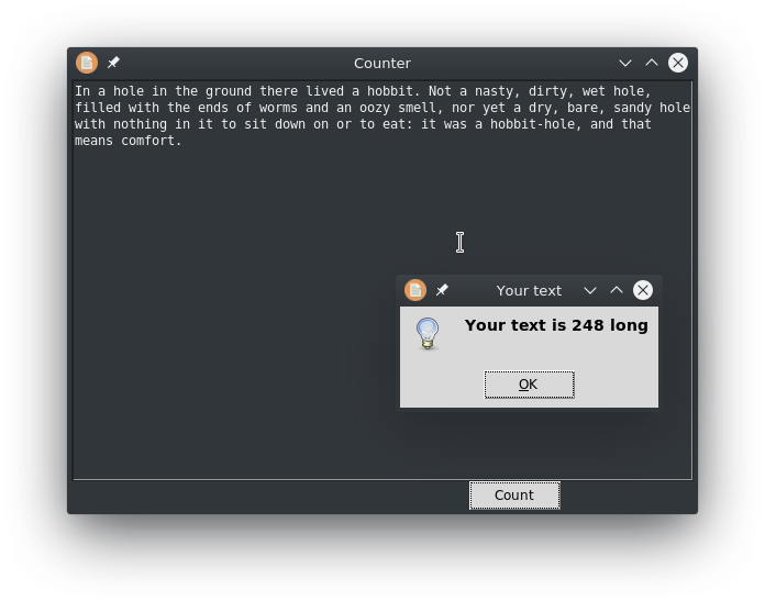 Example of basic application